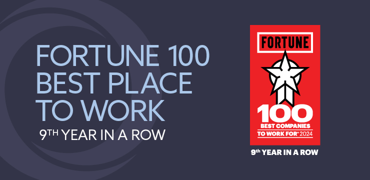 9 Years as a Fortune Best Place to Work